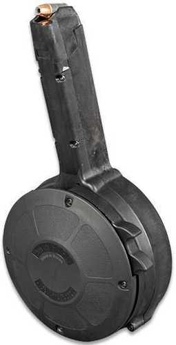 RWB Drum Magazine for Glock 9MM 50 Round Black Polymer (20)